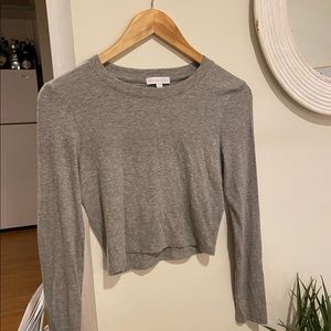 Beyond Yoga Grey Crop Top